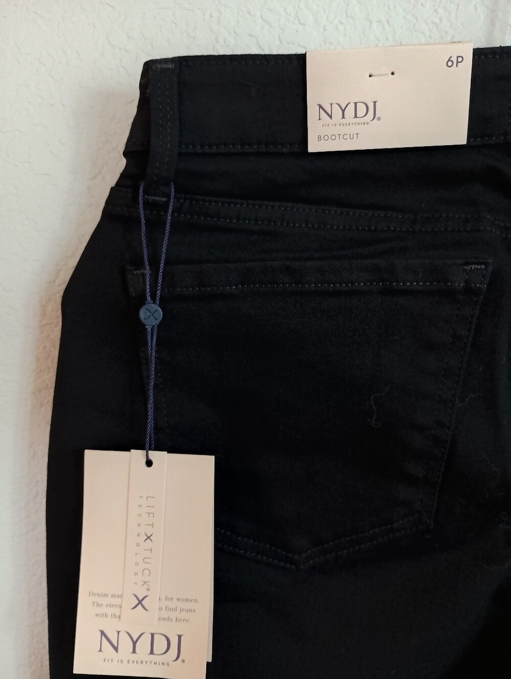 NYDJ Black Bootcut Jeans with Lift Tuck Technology